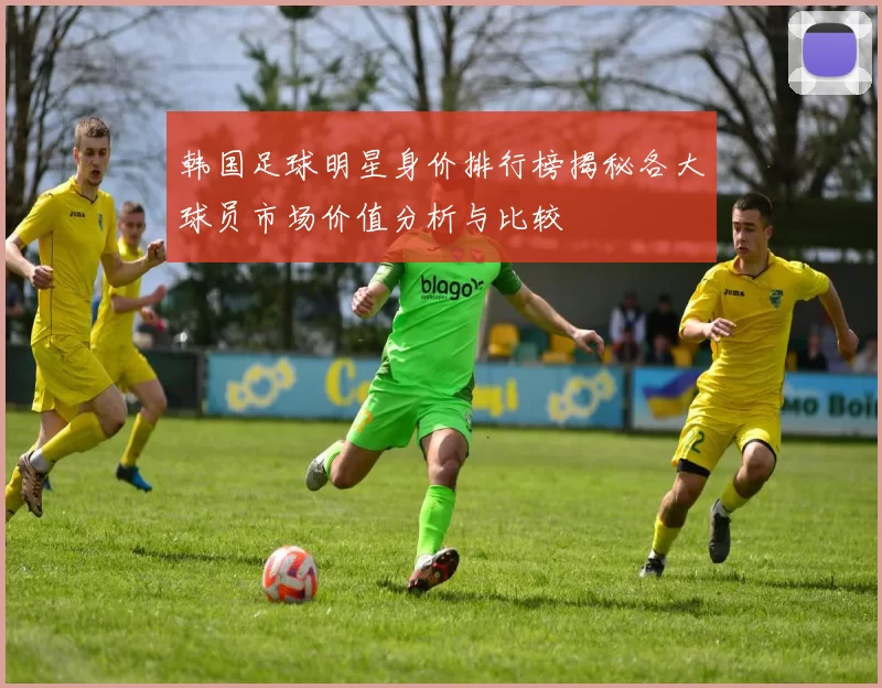 韩国足球明星身价排行榜揭秘各大球员市场价值分析与比较