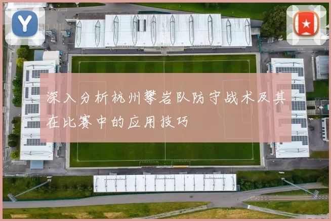 深入分析杭州攀岩队防守战术及其在比赛中的应用技巧